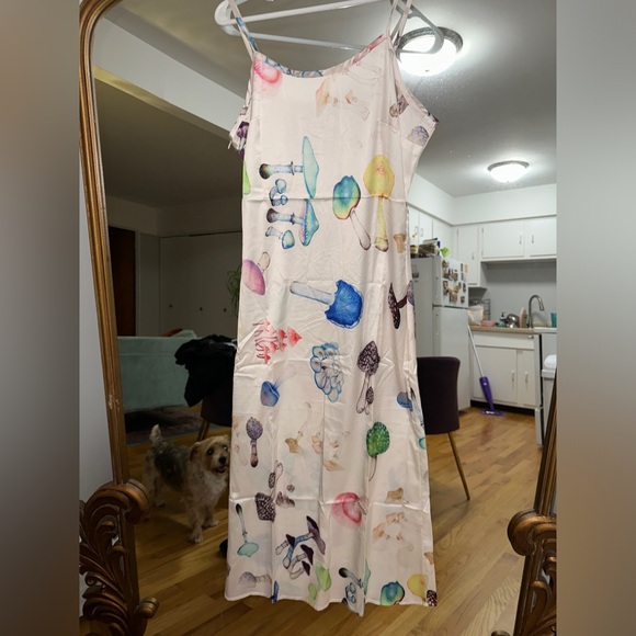 Mushroom midi dress. Last picture is not the same dress just similar to it. - Picture 1 of 4